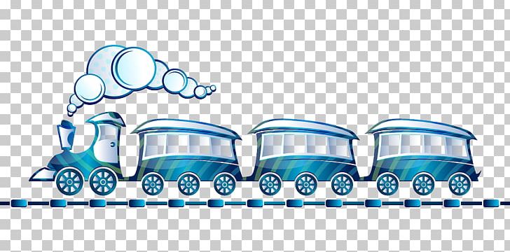 Train Rail Transport Passenger Car PNG, Clipart, Blue, Brand, Cartoon, Cartoon Train, Cylinder Free PNG Download
