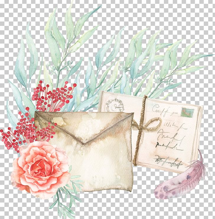 Paper Watercolor Painting Envelope PNG, Clipart, Animals, Artificial Flower, Digital Printing, Feather, Feathers Free PNG Download