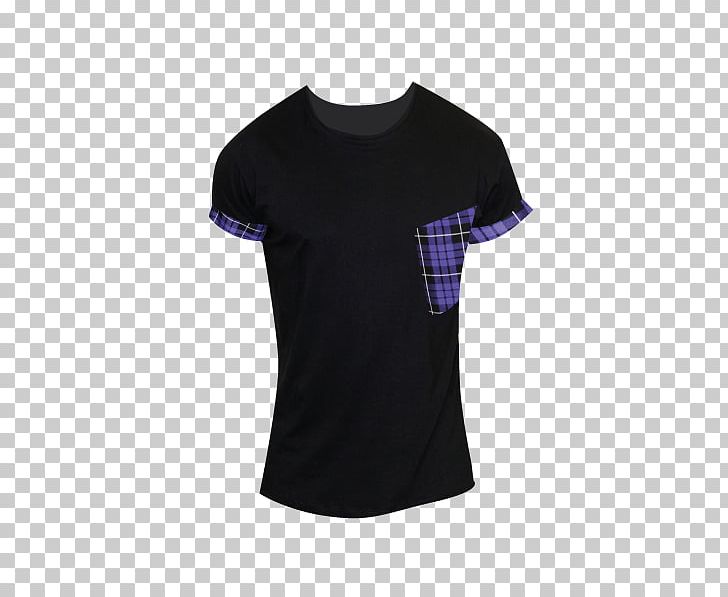 T-shirt Sleeve Shoulder Tartan PNG, Clipart, Active Shirt, Angle, Black, Black M, Clothing Free PNG Download
