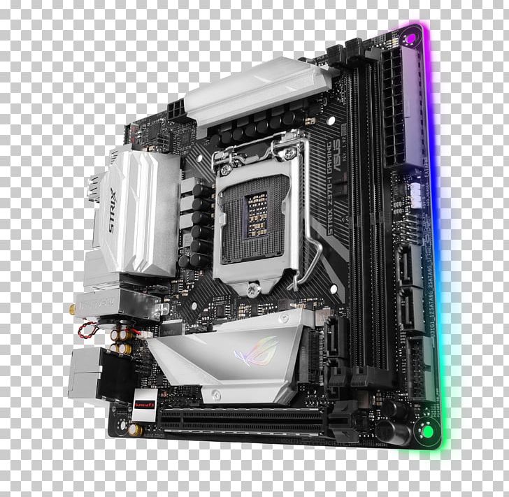 Intel ASUS ROG STRIX Z370-I GAMING PNG, Clipart, Asus Rog Strix Z370e Gaming, Coffee Lake, Computer Component, Computer Cooling, Computer Hardware Free PNG Download