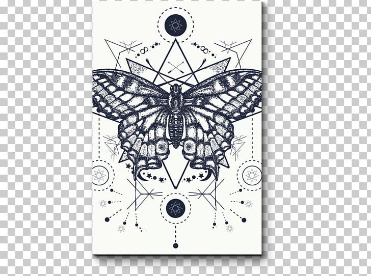 Butterfly Tattoo Drawing Graphics Design PNG, Clipart, Black And White, Bohochic, Butterfly, Chris, Coverup Free PNG Download