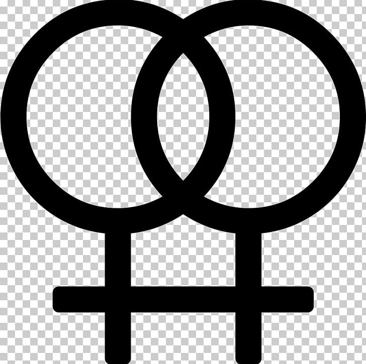 black and white gender symbols