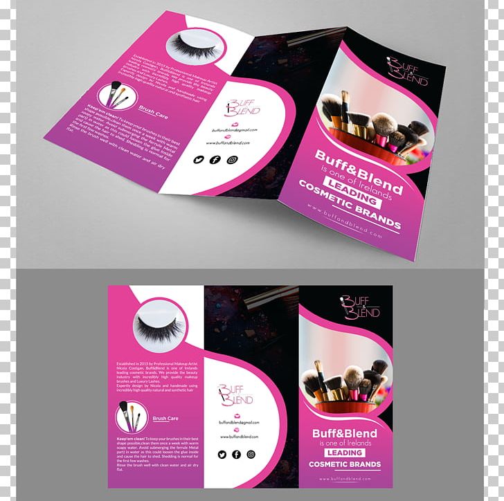 Make-up Artist Cosmetics Makeup Brush Brochure PNG, Clipart, Advertising, Art, Brand, Brochure, Brush Free PNG Download