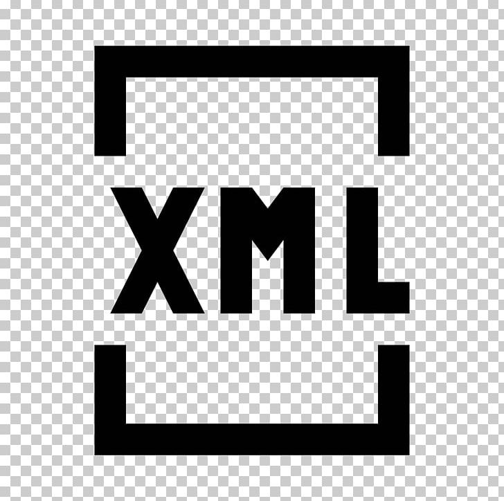 Computer Icons XML PNG, Clipart, Angle, Area, Black, Black And White, Brand Free PNG Download