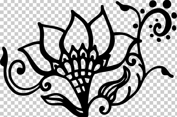 Henna Line Art PNG, Clipart, Art, Artwork, Black, Black And White, Branch Free PNG Download
