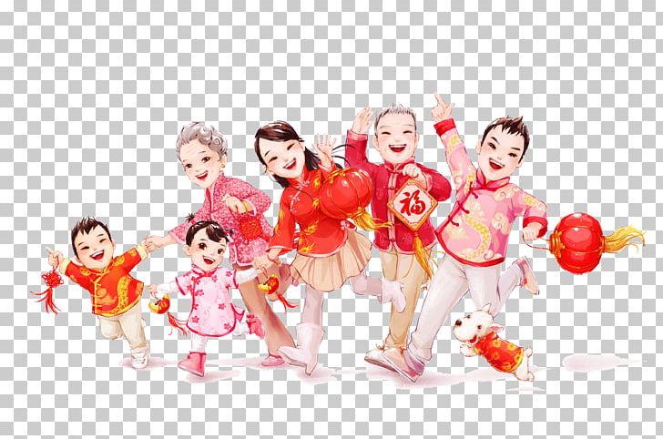 Chinese New Year Family Reunion Dinner PNG, Clipart, Child, Computer Wallpaper, Family, Family Tree, Fictional Character Free PNG Download