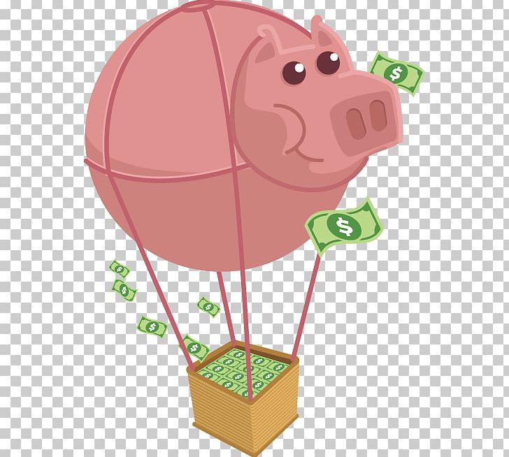 Domestic Pig Piggy Bank Euclidean Saving Money PNG, Clipart, Air Vector, Animals, Balloon, Balloon, Balloon Cartoon Free PNG Download