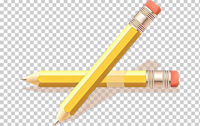 Yellow Office Supplies Pencil Material Property Writing Implement PNG, Clipart, Material Property, Metal, Office Supplies, Pen, Pencil Free PNG Download