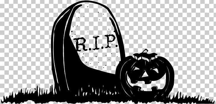 Halloween Headstone Cemetery Rest In Peace PNG, Clipart, Black, Black And White, Brand, Cemetery, Death Free PNG Download