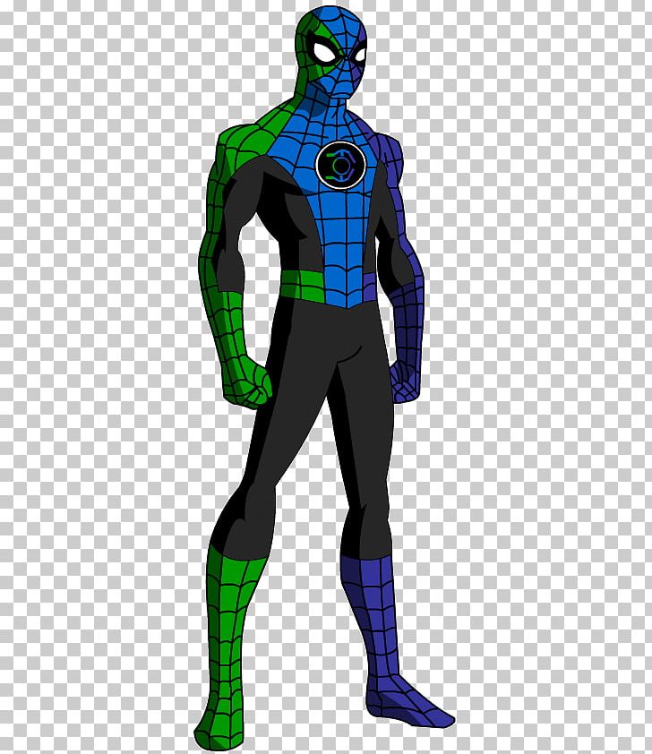 blue lantern spiderman