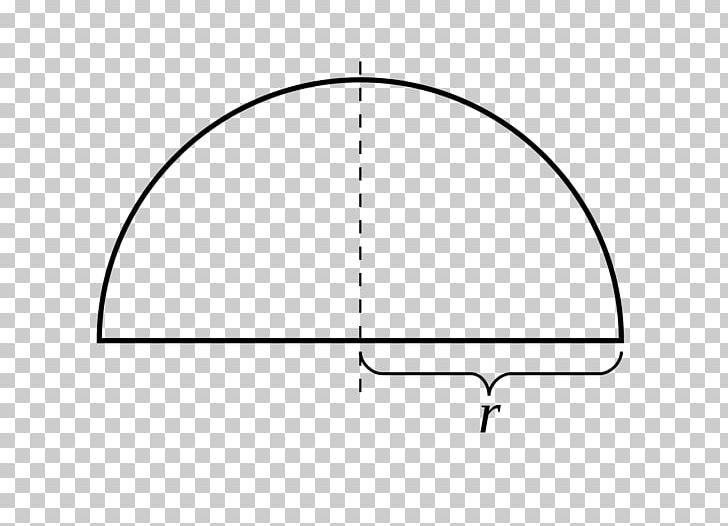 Semicircle Radius Geometry Circumference PNG, Clipart, Angle, Arc, Area, Area Of A Circle, Black Free PNG Download