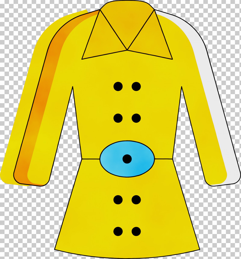 Yellow Clothing Sleeve Outerwear PNG, Clipart, Cloth, Clothing, Outerwear, Paint, Sleeve Free PNG Download