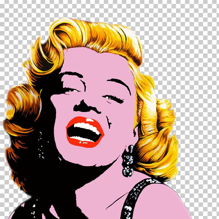 Marilyn Monroe Pop Art Painting Canvas PNG, Clipart, And, Art, Cartoon, Celebrities, Decorative Free PNG Download
