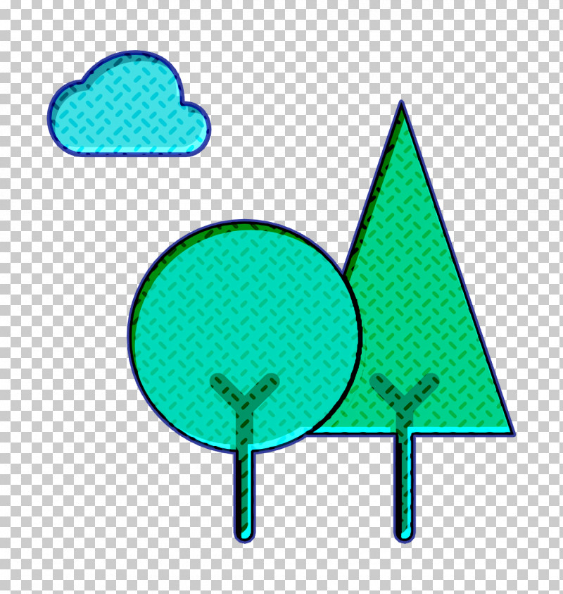 Outdoors Icon Forest Icon PNG, Clipart, Aqua, Forest Icon, Line, Outdoors Icon, Turquoise Free PNG Download