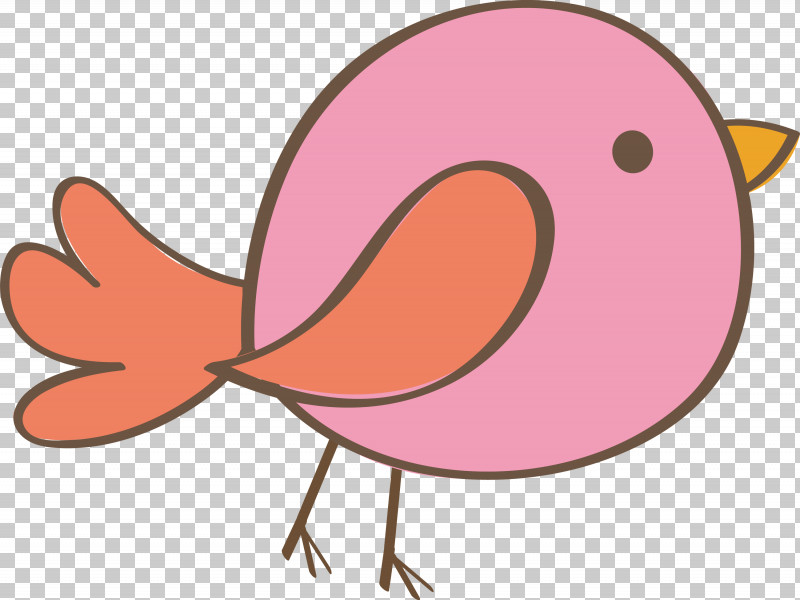Cartoon Beak Pink M Tail PNG, Clipart, Beak, Cartoon, Cartoon Bird, Cute Bird, Pink M Free PNG Download
