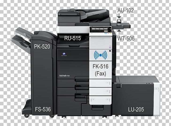 Multi-function Printer Konica Minolta Photocopier Printing PNG, Clipart, Color Printing, Copying, Electronics, Fax, Hardware Free PNG Download