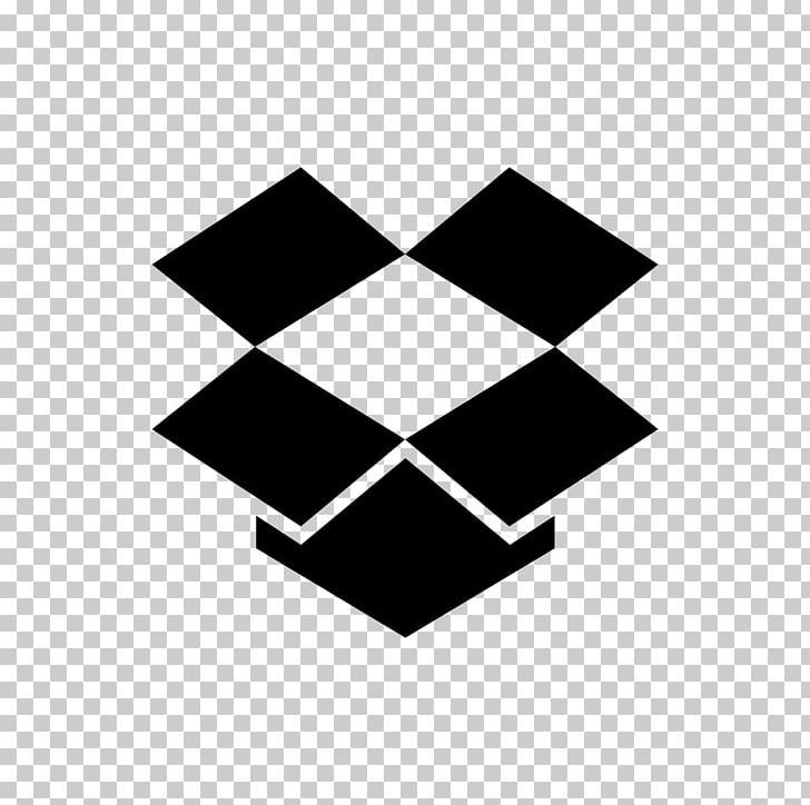 Dropbox Computer Icons File Sharing File Hosting Service PNG, Clipart, Android, Angle, Black, Black And White, Cloud Storage Free PNG Download