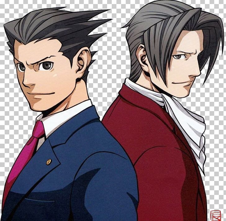 Professor Layton Vs. Phoenix Wright: Ace Attorney Ace Attorney Investigations: Miles Edgeworth Apollo Justice: Ace Attorney PNG, Clipart, Ace Attorney, Anime, Black Hair, Brown Hair, Capcom Free PNG Download