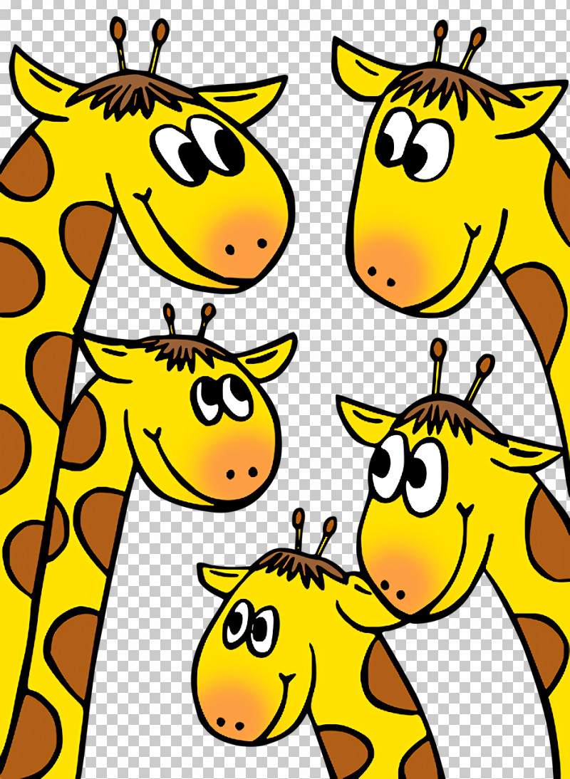 Giraffe Cartoon Animal Figurine Yellow Meter PNG, Clipart, Animal Figurine, Biology, Cartoon, Giraffe, Happiness Free PNG Download