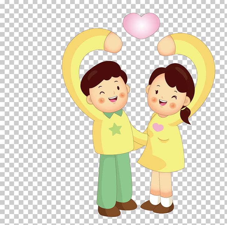 Gesture Heart Love Child PNG, Clipart, Boy, Cartoon, Child, Couple, Couples Free PNG Download