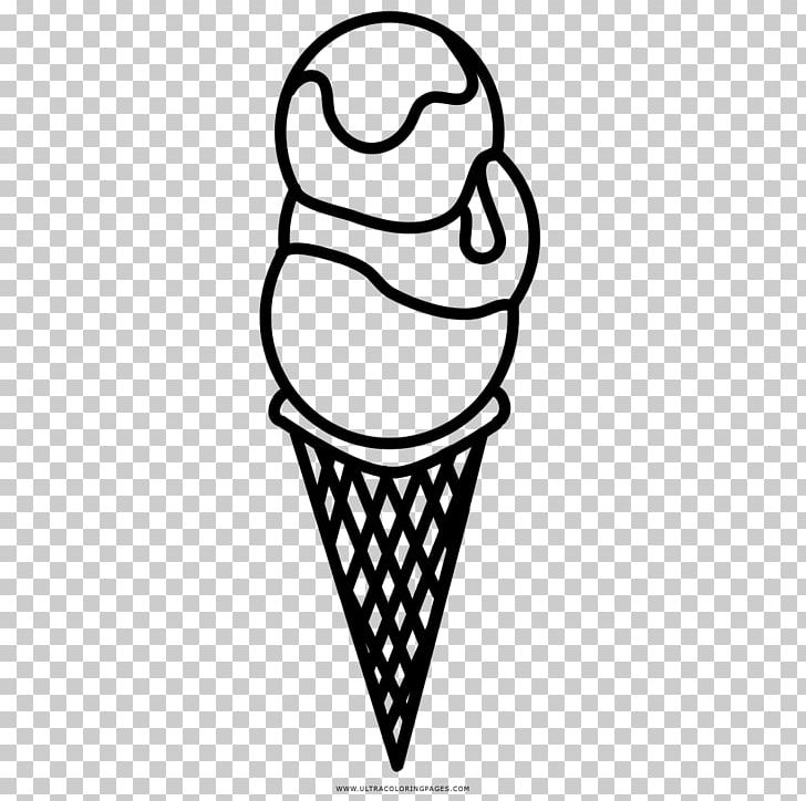 Ice Cream Cones Sorbet Drawing Coloring Book PNG, Clipart, Black, Black And White, Coloring Book, Cone, Cucurucho Free PNG Download