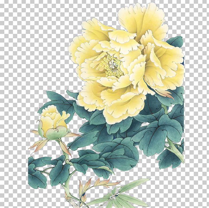 Luoyang Gongbi Moutan Peony Chinese Painting PNG, Clipart, Art, Artificial Flower, China, Dark, Flower Free PNG Download
