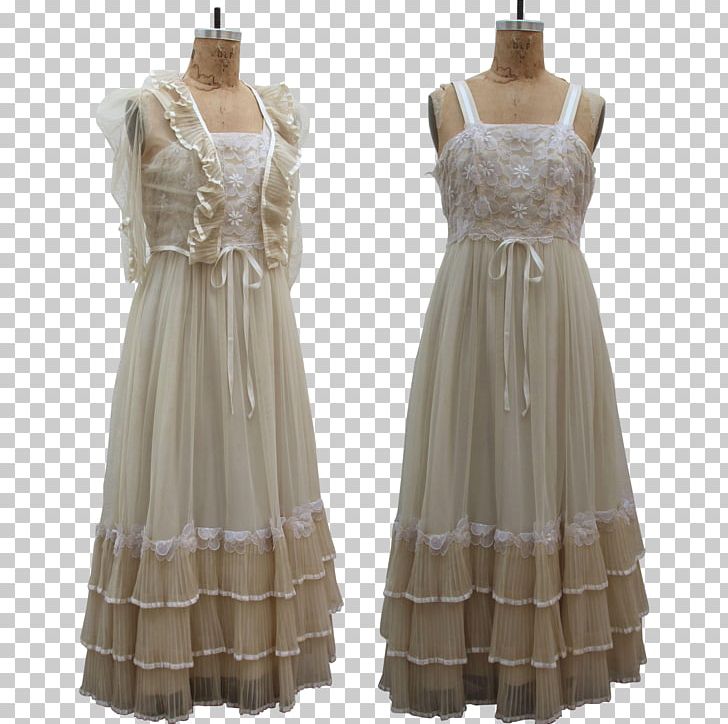 Wedding Dress Fashion Vintage Clothing PNG, Clipart, Beige, Bohochic, Bridal Clothing, Bridal Party Dress, Clothing Free PNG Download