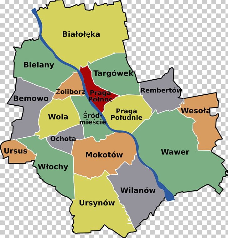 Wilanów Praga-Południe Szmulowizna Warsaw Modlin Airport PNG, Clipart, Administrative Division, Area, City Map, Diagram, District Free PNG Download