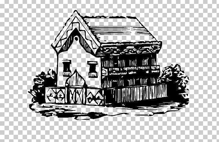 Black And White Villa Fukei PNG, Clipart, Animals, Black And White, Brand, Building, Cartoon Free PNG Download