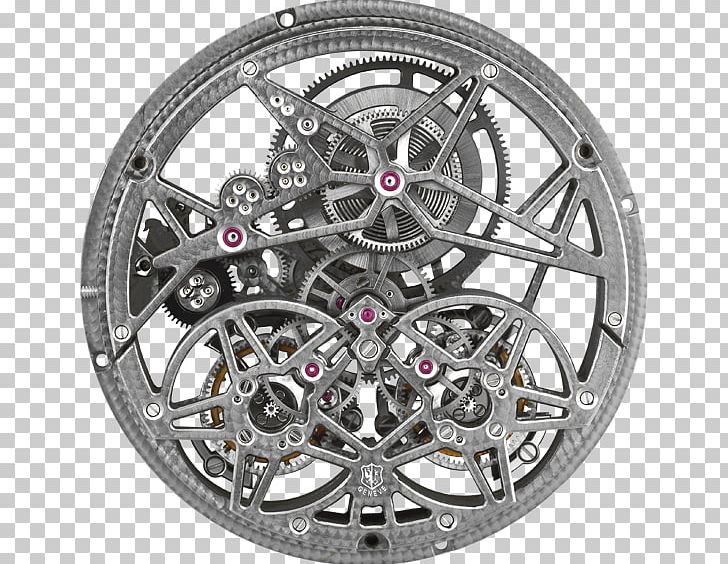 Roger Dubuis Skeleton Watch Tourbillon Clock PNG, Clipart, Accessories, Alloy Wheel, Audemars Piguet, Bicycle Part, Bicycle Wheel Free PNG Download
