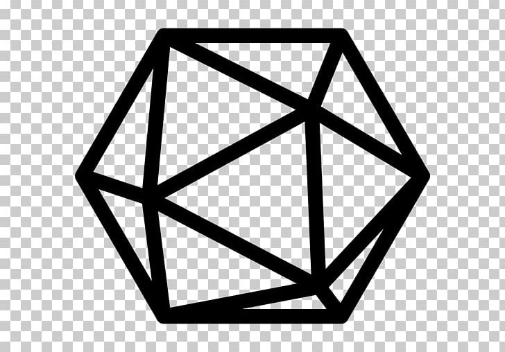 Dungeons & Dragons D20 System Dice Computer Icons PNG, Clipart, Angle, Area, Black And White, Chrome, Circle Free PNG Download