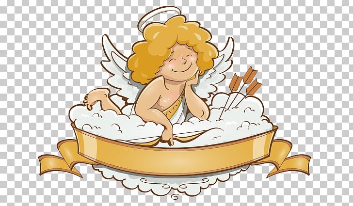Valentines Day Angel Cupid Illustration PNG, Clipart, Angel, Cartoon, Child, Cupid, Cute Border Free PNG Download