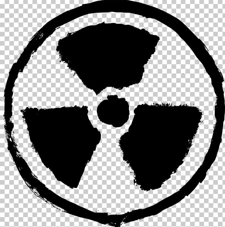 Radioactive Decay Symbol Radiation Biological Hazard PNG, Clipart, Ball, Biological Hazard, Black And White, Circle, Computer Icons Free PNG Download