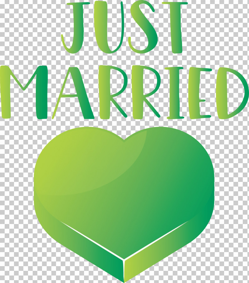 Just Married Wedding PNG, Clipart, Green, Just Married, Leaf, Line, Logo Free PNG Download