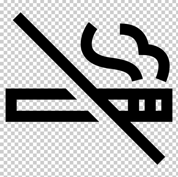 Computer Icons Smoking Ban Tobacco Smoking Cigarette PNG, Clipart, Area, Ban, Black, Black And White, Brand Free PNG Download