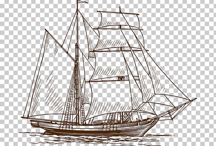 Drawing Boat Sailing Ship PNG, Clipart, Brig, Caravel, Carrack, Dromon, Manila Galleon Free PNG Download
