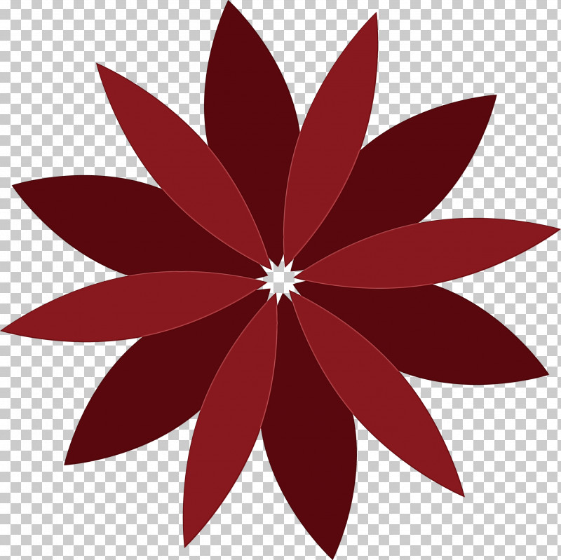 Red Petal Leaf Flower Maroon PNG, Clipart, Flower, Leaf, Maroon, Paint, Petal Free PNG Download