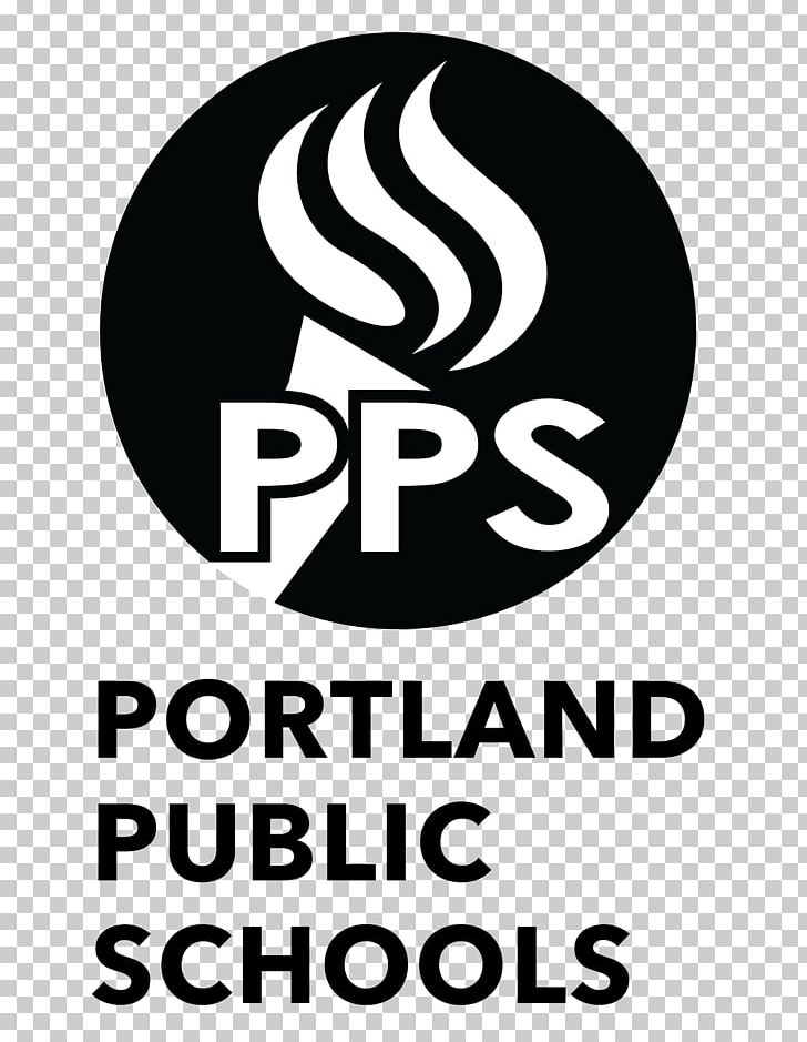 Portland Public Schools Logo State School Font PNG, Clipart, Area, Black And White, Brand, Graphic Design, Line Free PNG Download