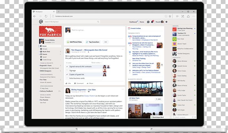 Workplace By Facebook Facebook F8 Enterprise Social Networking PNG, Clipart, Brand, Business, Computer, Computer Program, Display Advertising Free PNG Download