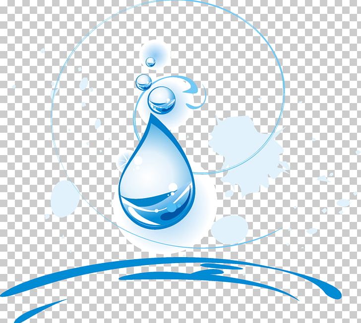 Blue Drop Water Euclidean PNG, Clipart, Blue, Blue Background, Blue Flower, Blue Vector, Circle Free PNG Download