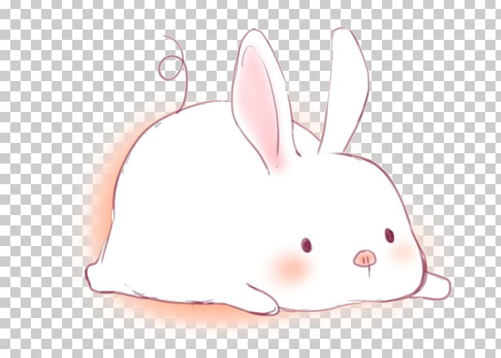 Domestic Rabbit Cartoon Avatar Tencent QQ Cuteness PNG, Clipart, Animal, Animals, Character Structure, Fat, Girls Free PNG Download