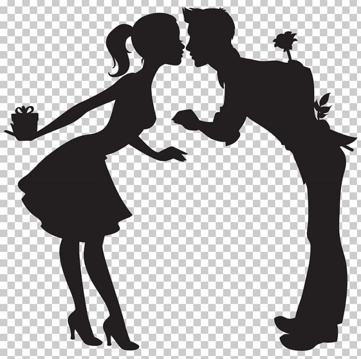 Silhouette Valentine's Day PNG, Clipart, Animals, Arm, Art, Autocad Dxf, Black And White Free PNG Download