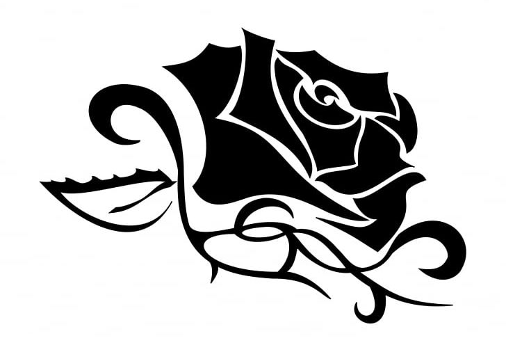 Tattoo Tribe Symbol Love Rose PNG, Clipart, Art, Artwork, Black, Black And White, Culture Free PNG Download