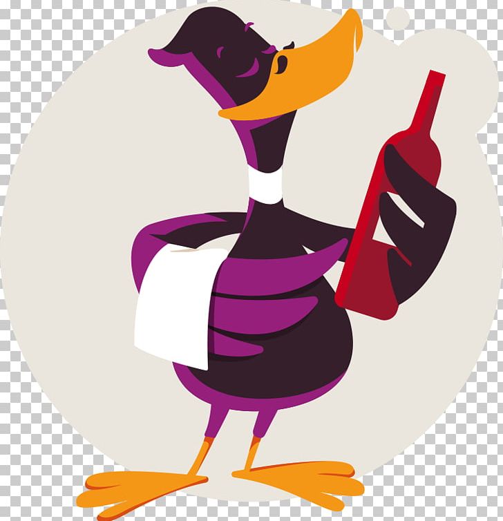 Wine And Food Matching Duck Sommelier PNG, Clipart, Android, Android Software Development, Beak, Bird, Cartoon Free PNG Download