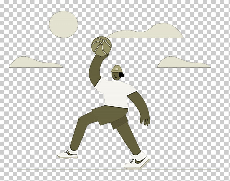 Basketball Outdoor Sports PNG, Clipart, Basketball, Behavior, Cartoon, Hm, Line Free PNG Download