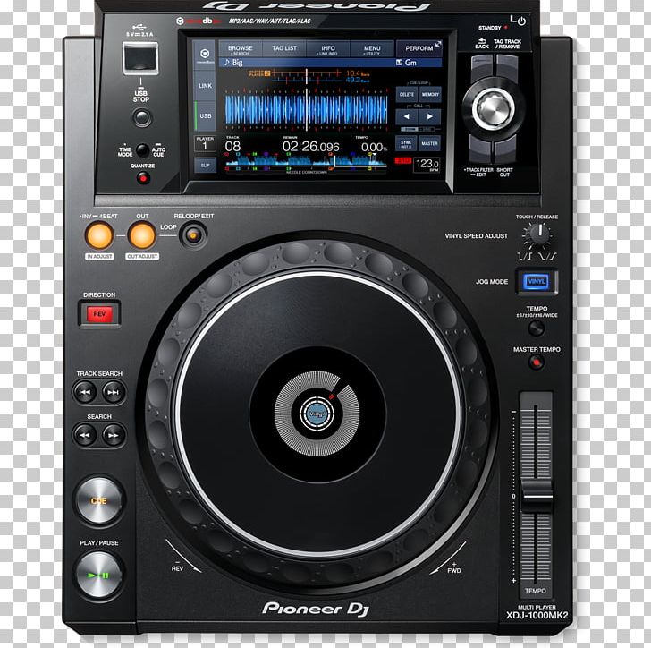 Pioneer DJ DJM Pioneer XDJ-1000 Audio CDJ PNG, Clipart, Audio, Audio Mixers, Cdj, Digital Media, Disc Jockey Free PNG Download