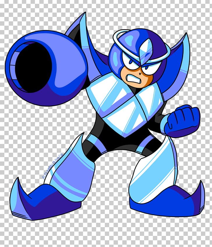 Drawing Mega Man Robot Master Fan Art PNG, Clipart, Art, Artwork, Cartoon, Character, Cobalt Blue Free PNG Download