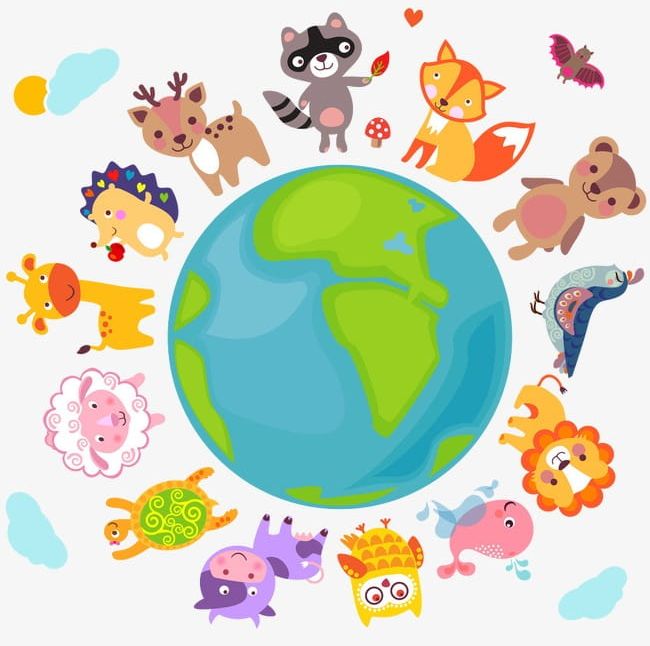 Cute Cartoon Animal Planet PNG, Clipart, Animal, Animal Clipart ...