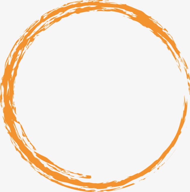 Orange Ink Circle PNG, Clipart, Angle, Area, Brush, Circle, Circles Free PNG Download