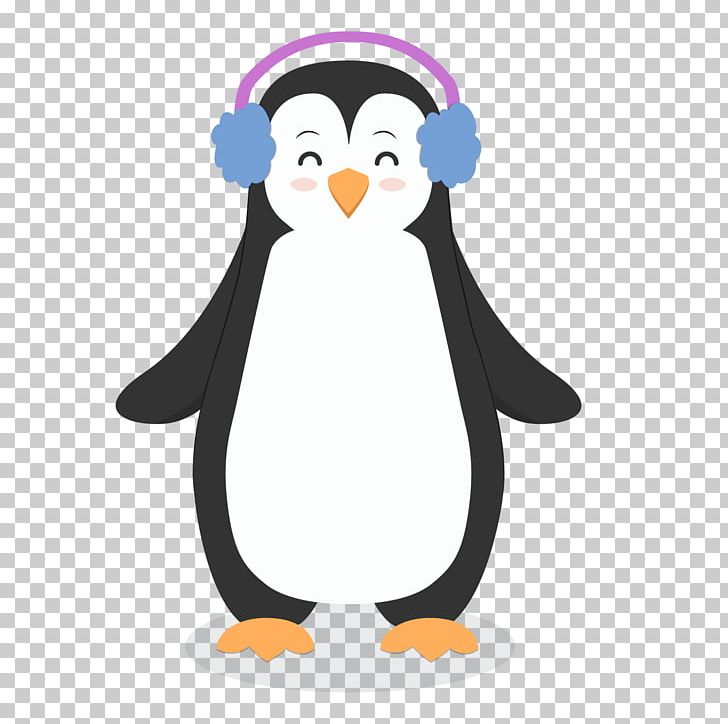 Penguin Bird Christmas PNG, Clipart, Beak, Birthday, Cartoon, Cartoon Headphones, Cartoon Penguin Free PNG Download